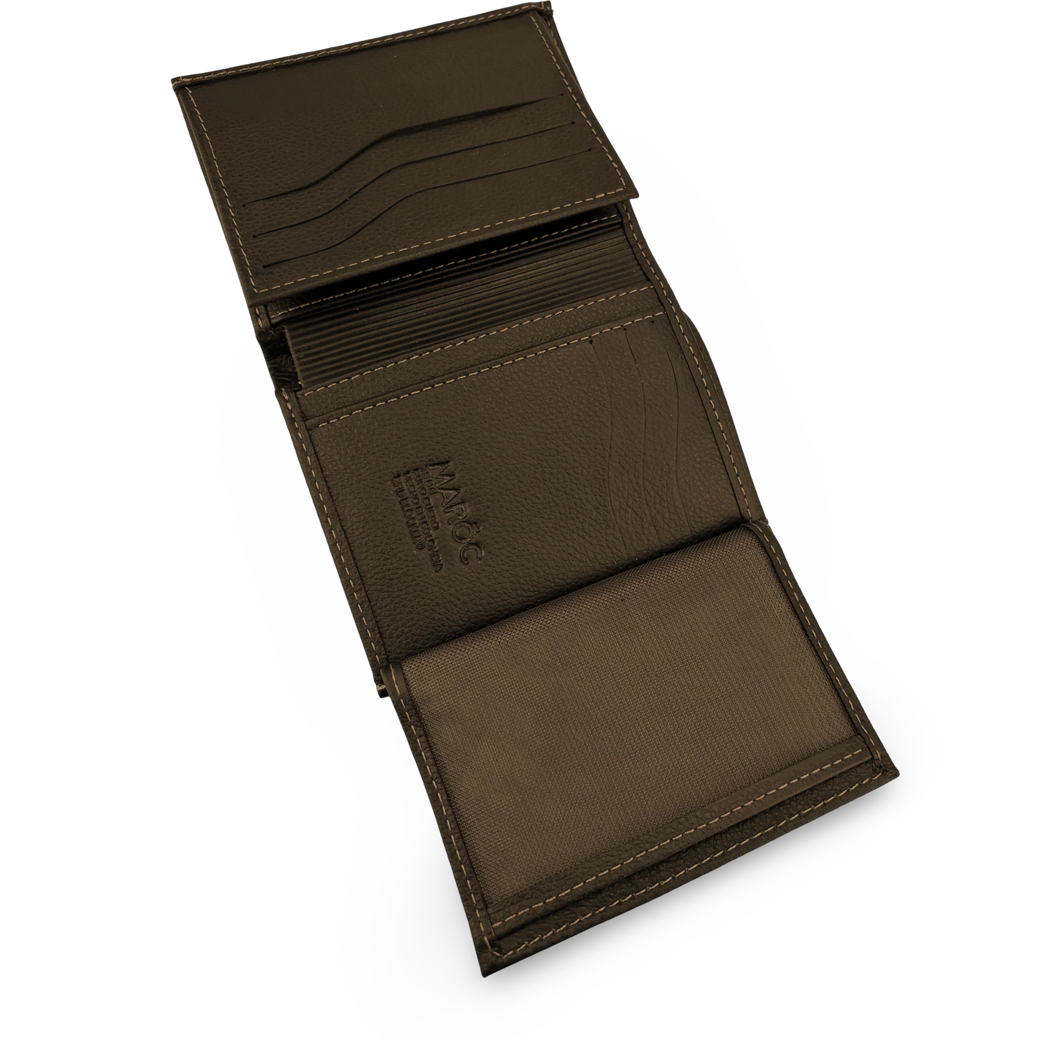 BILLETERA EN CUERO PARA HOMBRE CON SISTEMA RFID – DISEÑO VERTICAL DE 4 CUERPOS - Image 4