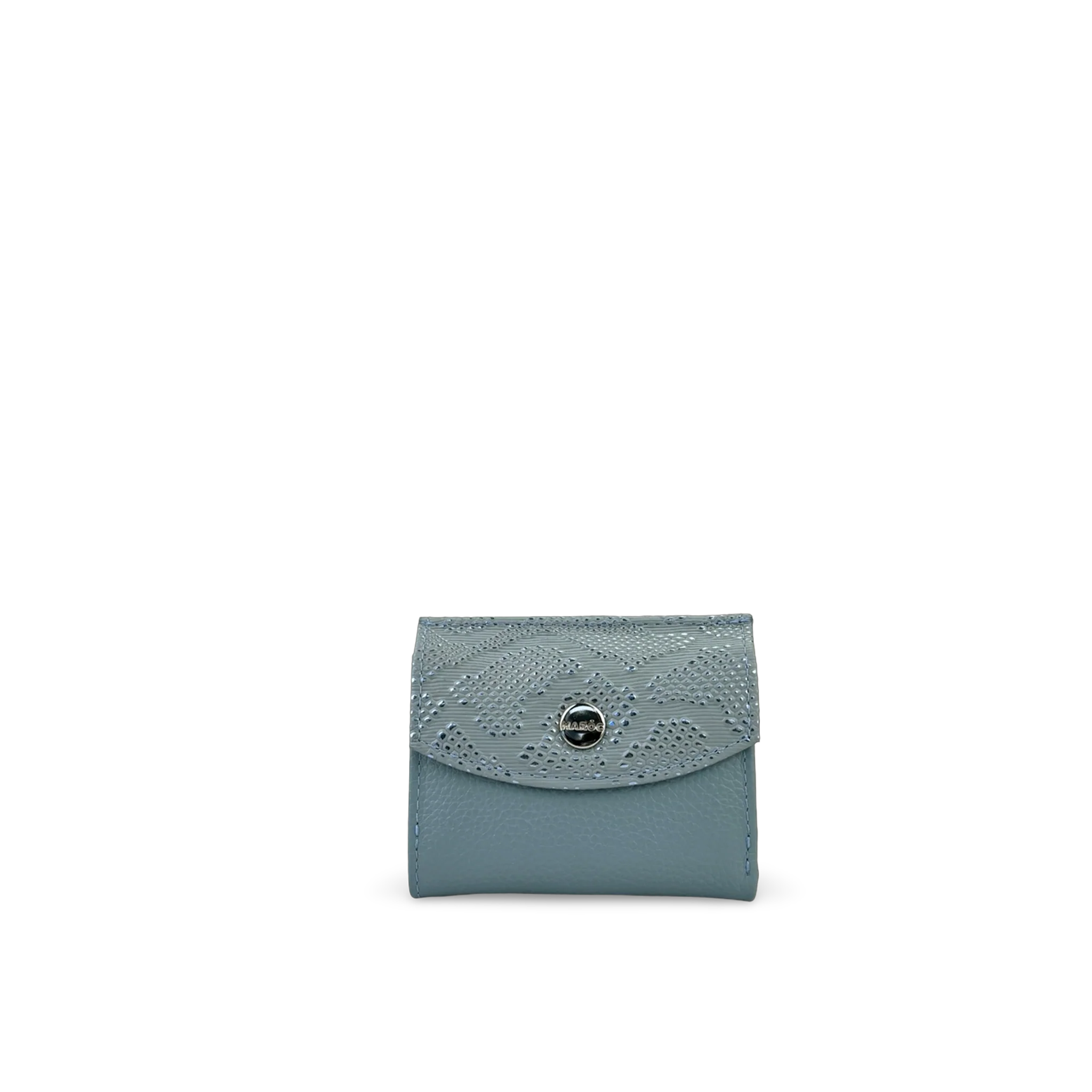 BILLETERA MINI CON RFID EN CUERO MUJER