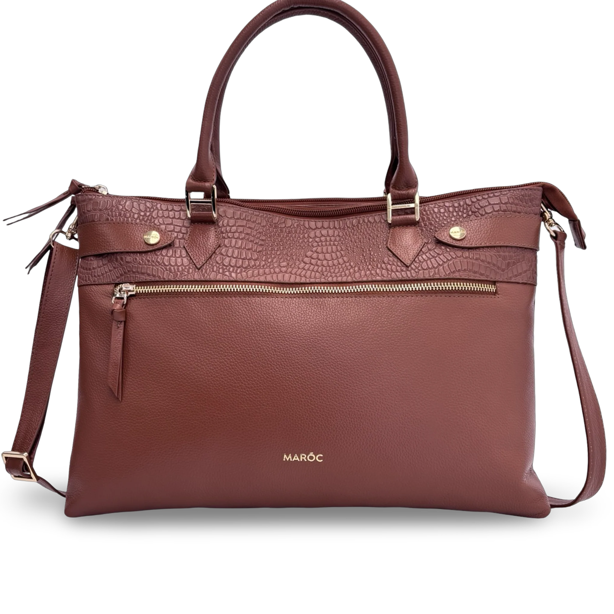 BOLSO MUJER TIPO MALETÍN GRANDE CUERO | MARÓC 1986
