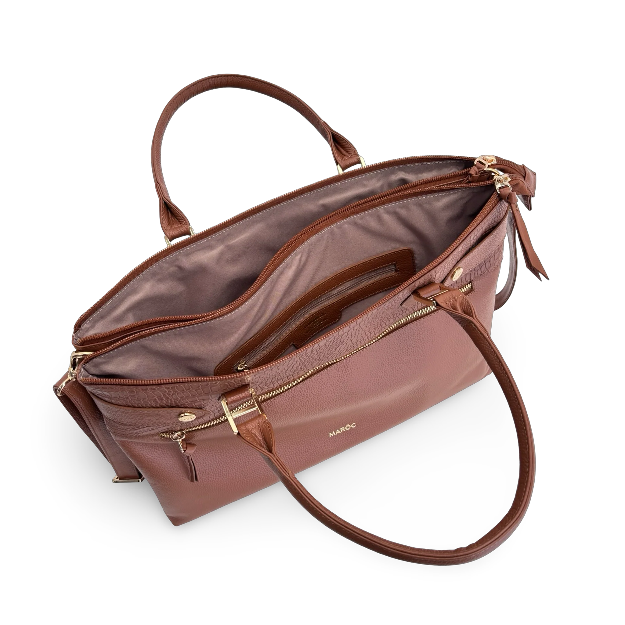 BOLSO MUJER TIPO MALETÍN GRANDE CUERO | MARÓC 1986 - Image 3