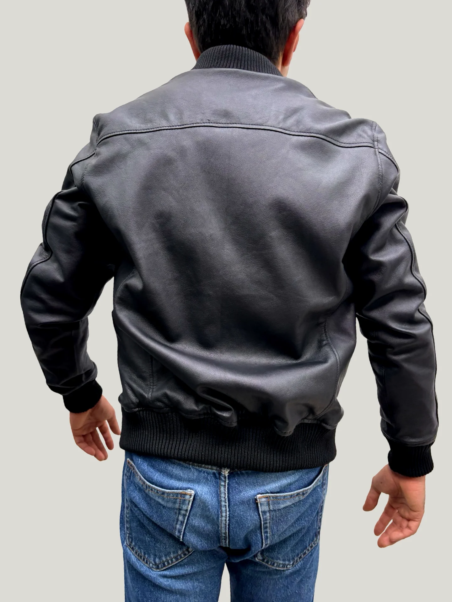 CHAQUETA DE CUERO PARA HOMBRE - DISEÑO EXCLUSIVO COLOMBIANO - Image 3