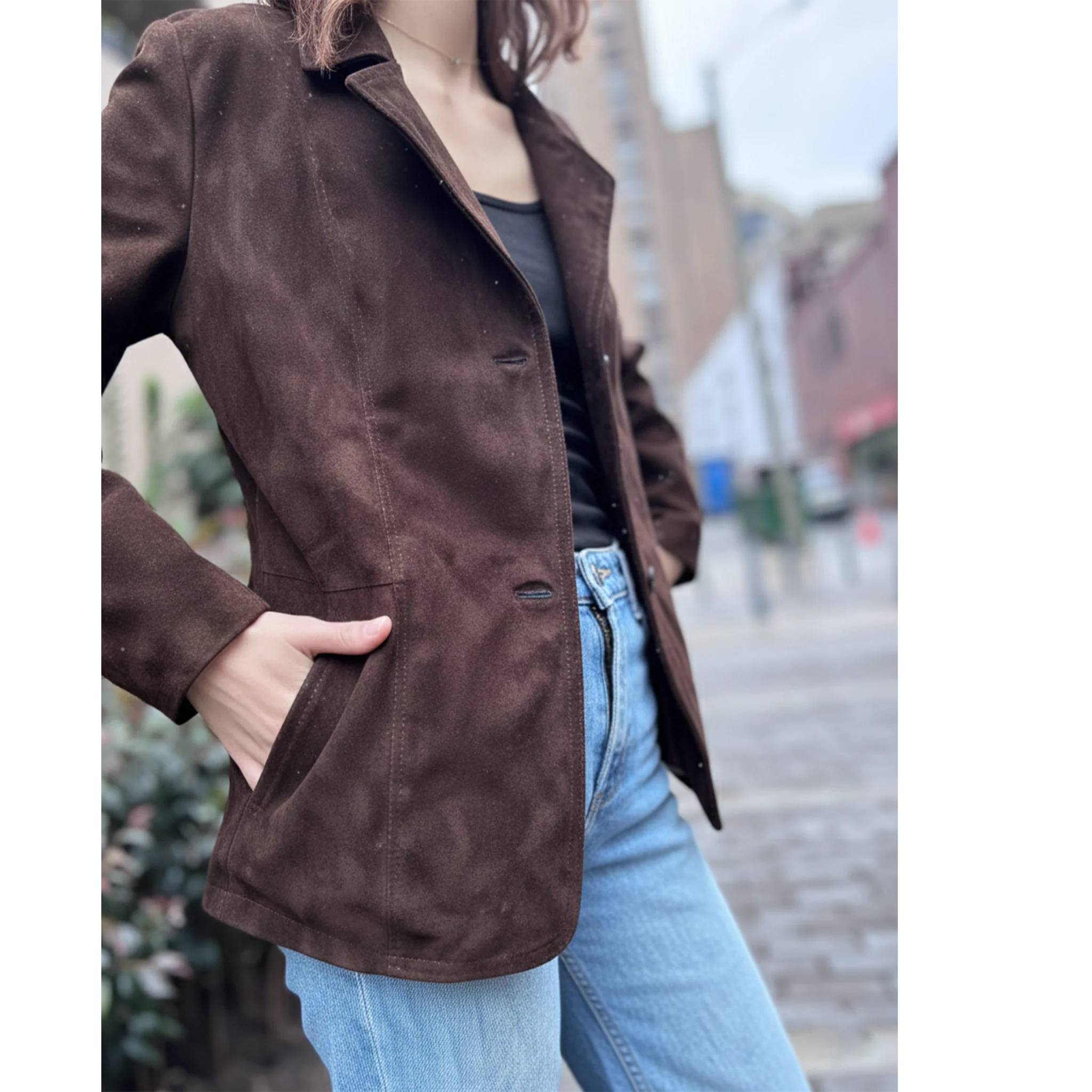 CHAQUETA MUJER GAMUZA CUERO | MARÓC 1986 - Image 5