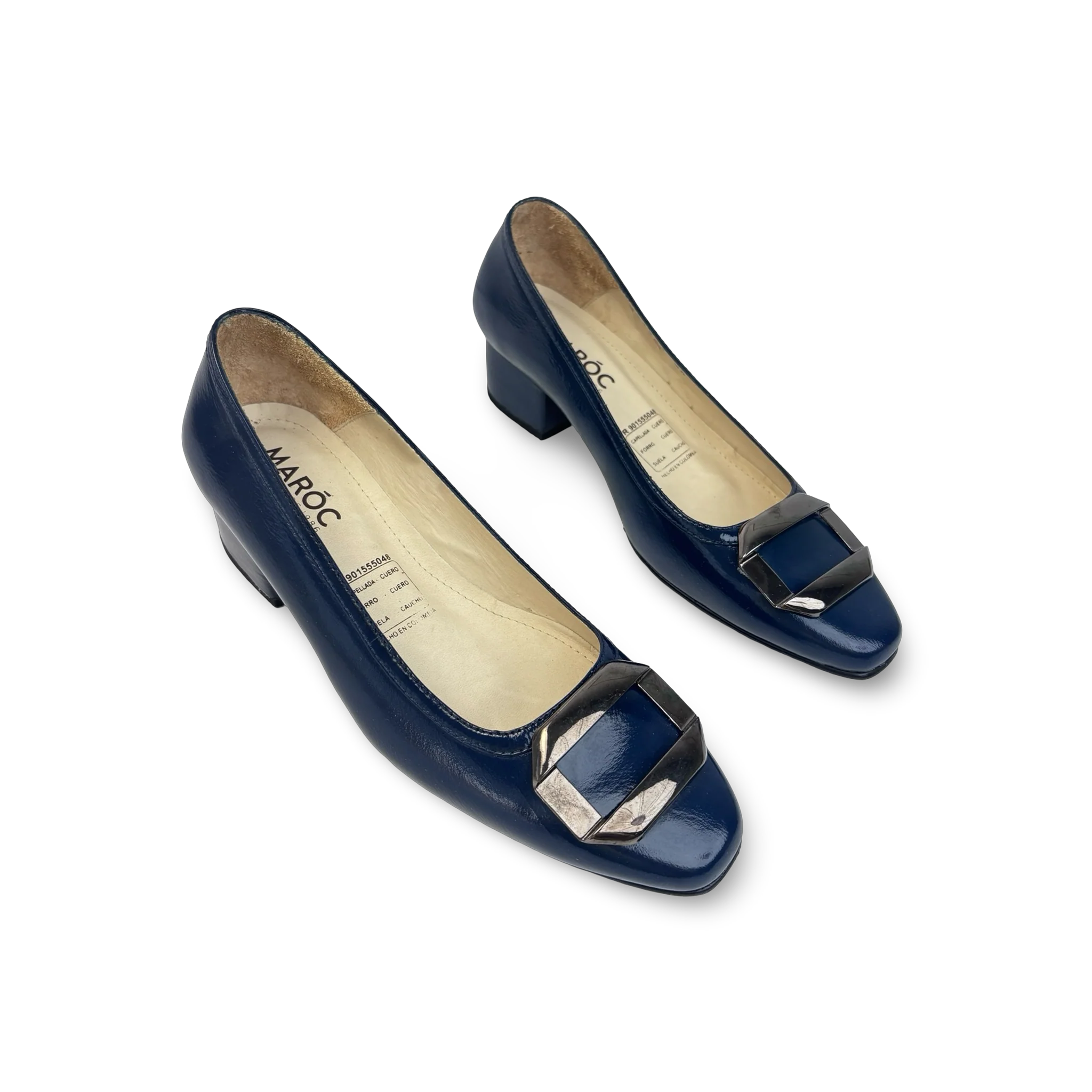 MOCASÍN CON TACÓN MUJER ELEGANTE CUERO | MARÓC 1986 - Image 2