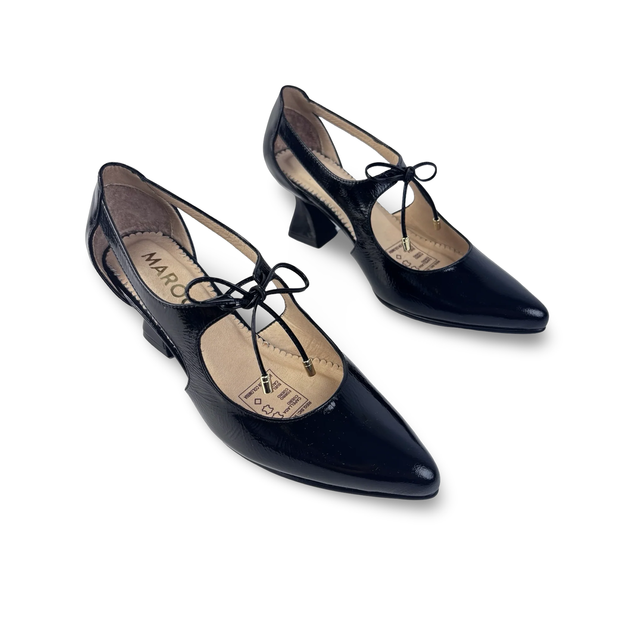 TACÓN MUJER ELEGANTE ATEMPORAL CUERO | MARÓC 1986 - Image 2