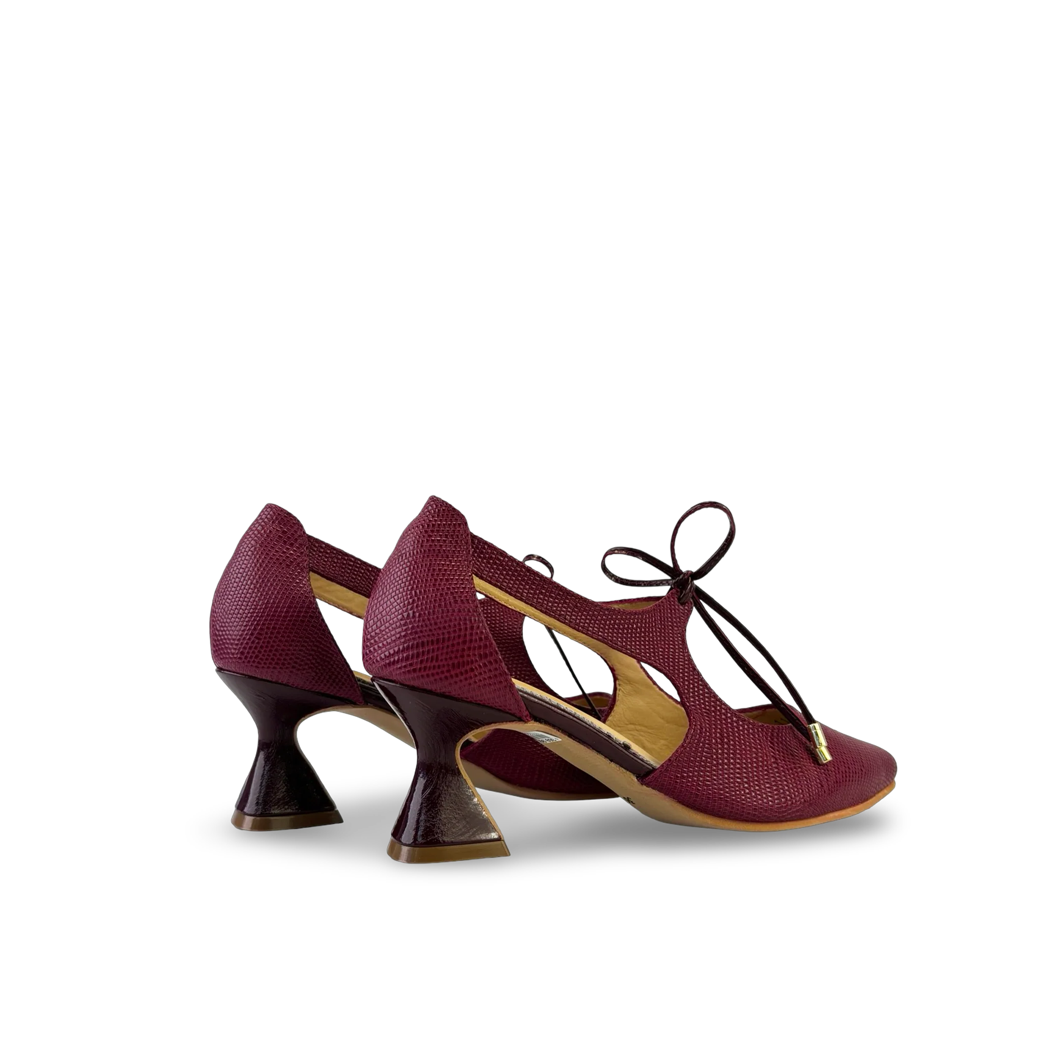 TACÓN MUJER ELEGANTE ATEMPORAL CUERO | MARÓC 1986 - Image 3