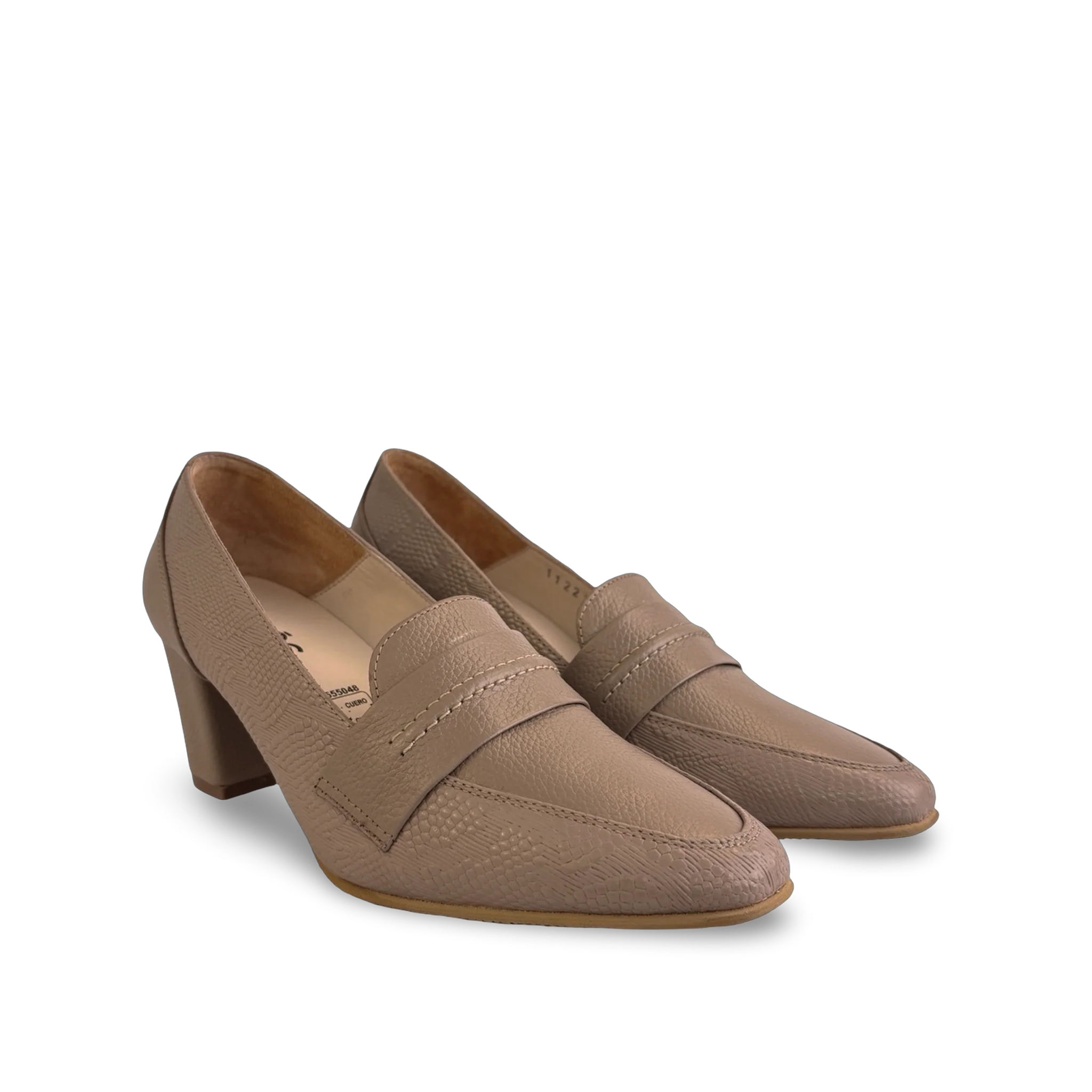 TACÓN MUJER TIPO MOCASÍN CUERO | MARÓC 1986 - Image 2