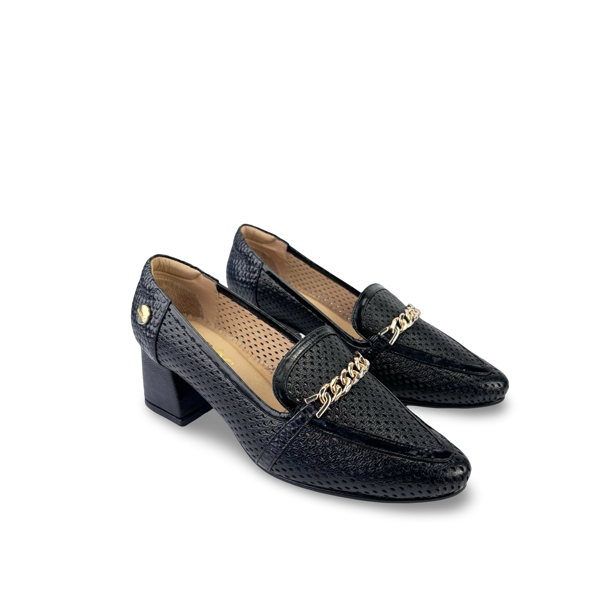 TACÓN MUJER TIPO MOCASÍN CUERO | MARÓC 1986 - Image 3