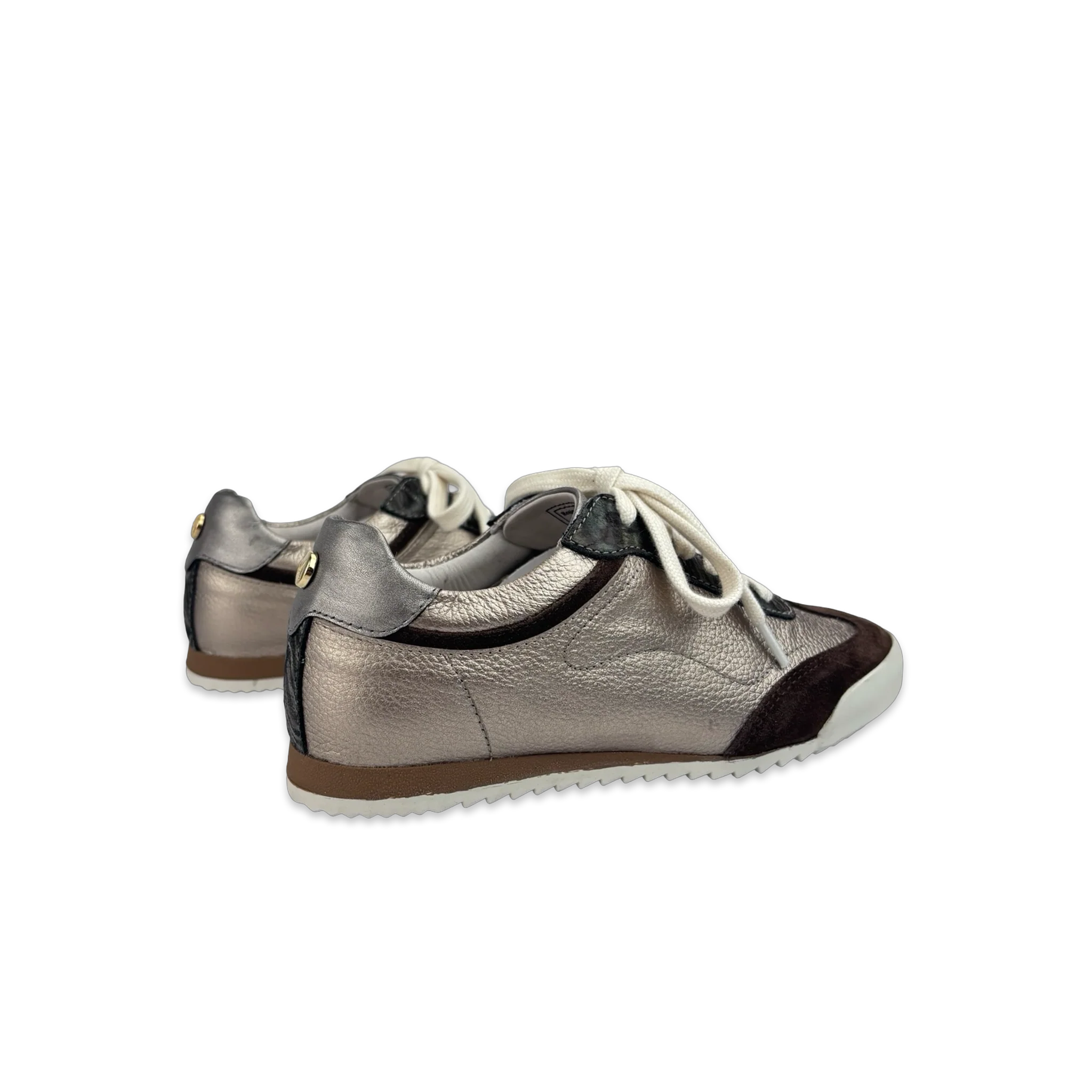 TENIS MUJER ORO METAL CUERO | MARÓC 1986 - Image 3
